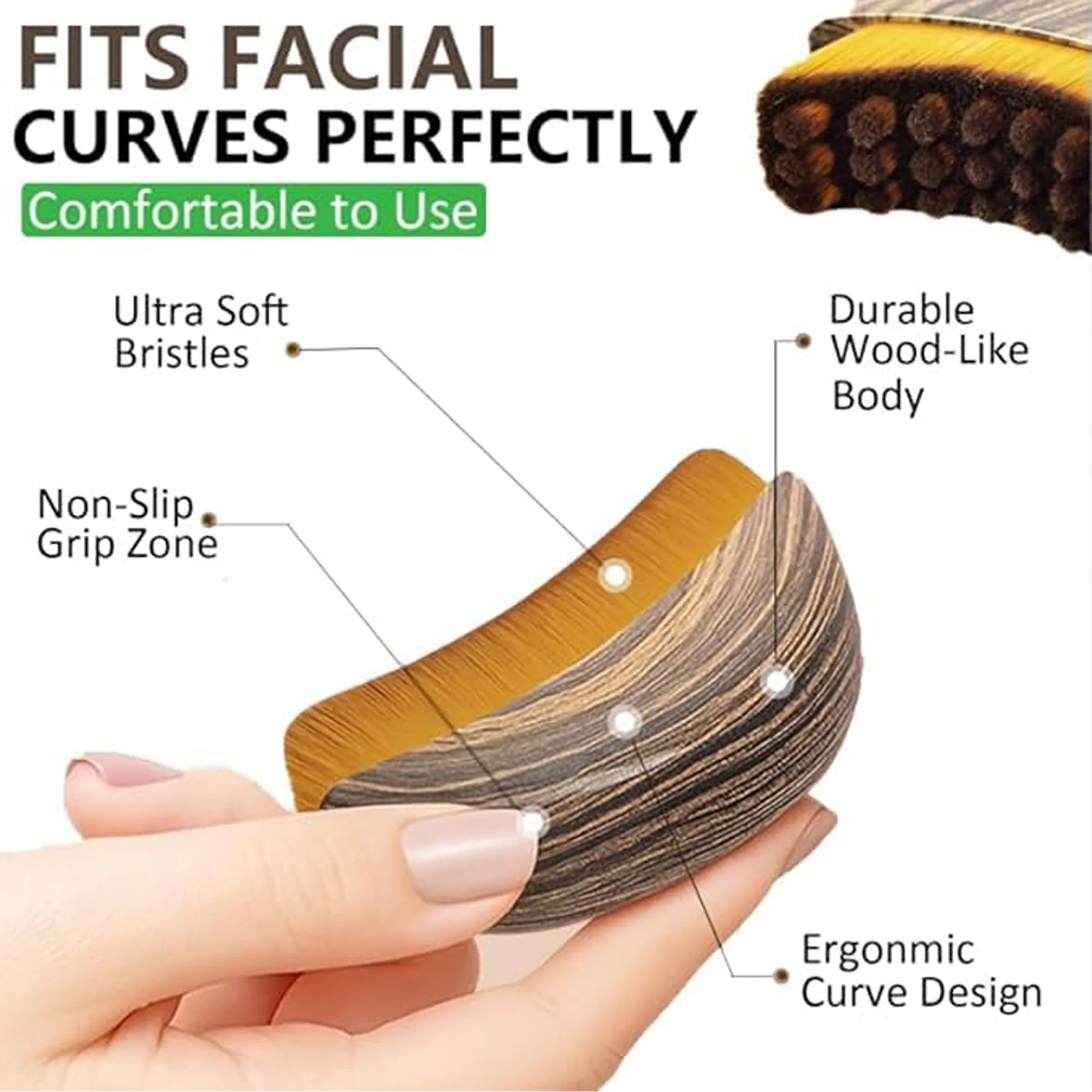 Lymphatic Contour Face Brush (Pack of 2)